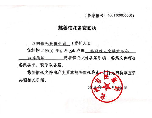 萬向信托 以企業經營為源，探索新型慈善模式與金融科技外包服務